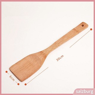 (salzburg) Xẻng chiên xào thực phẩm bằng gỗ tre chất lượng cao sử dụng tiện lợi