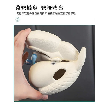 Dép lê bít mũi cá voi hoạt hình dễ thương