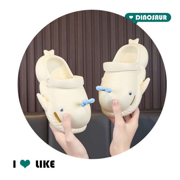 Dép lê bít mũi cá voi hoạt hình dễ thương
