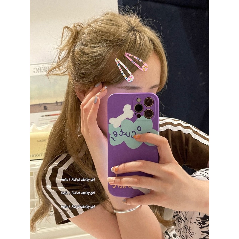 Bộ Kẹp Tóc Y2K Y2K Nhiều Màu Sắc ~ Kẹp Tóc Bướm Phong Cách Thiên Nhiên Năm Cánh Đơn Giản bb