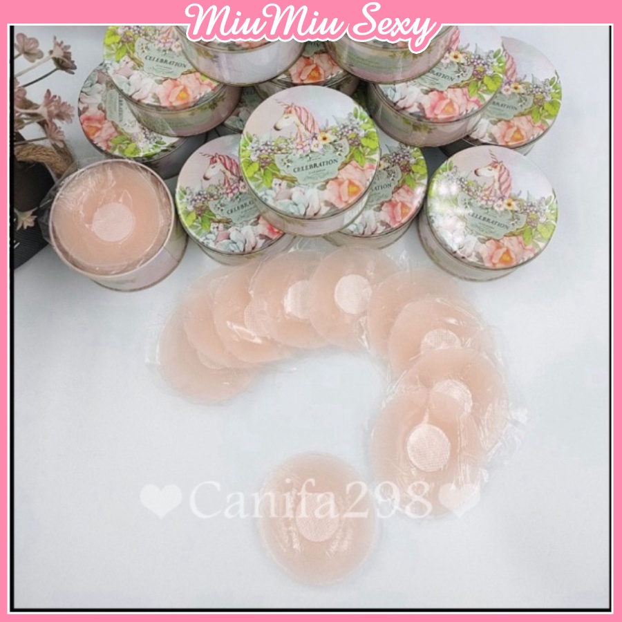 Hàng mới về - Hộp 5 đôi dán nhũ hoa hình tròn sang chảnh