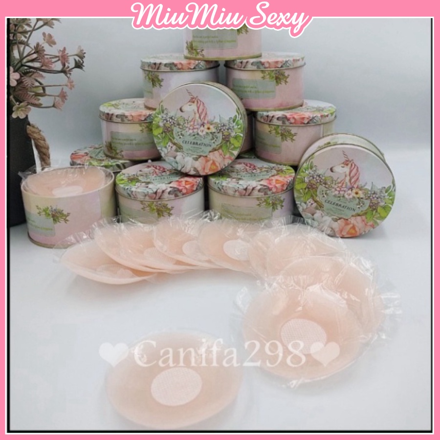 Hàng mới về - Hộp 5 đôi dán nhũ hoa hình tròn sang chảnh