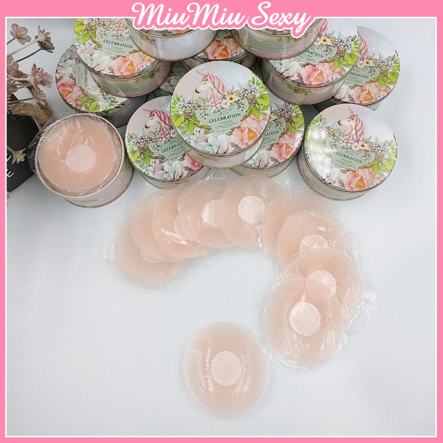 Hàng mới về - Hộp 5 đôi dán nhũ hoa hình tròn sang chảnh