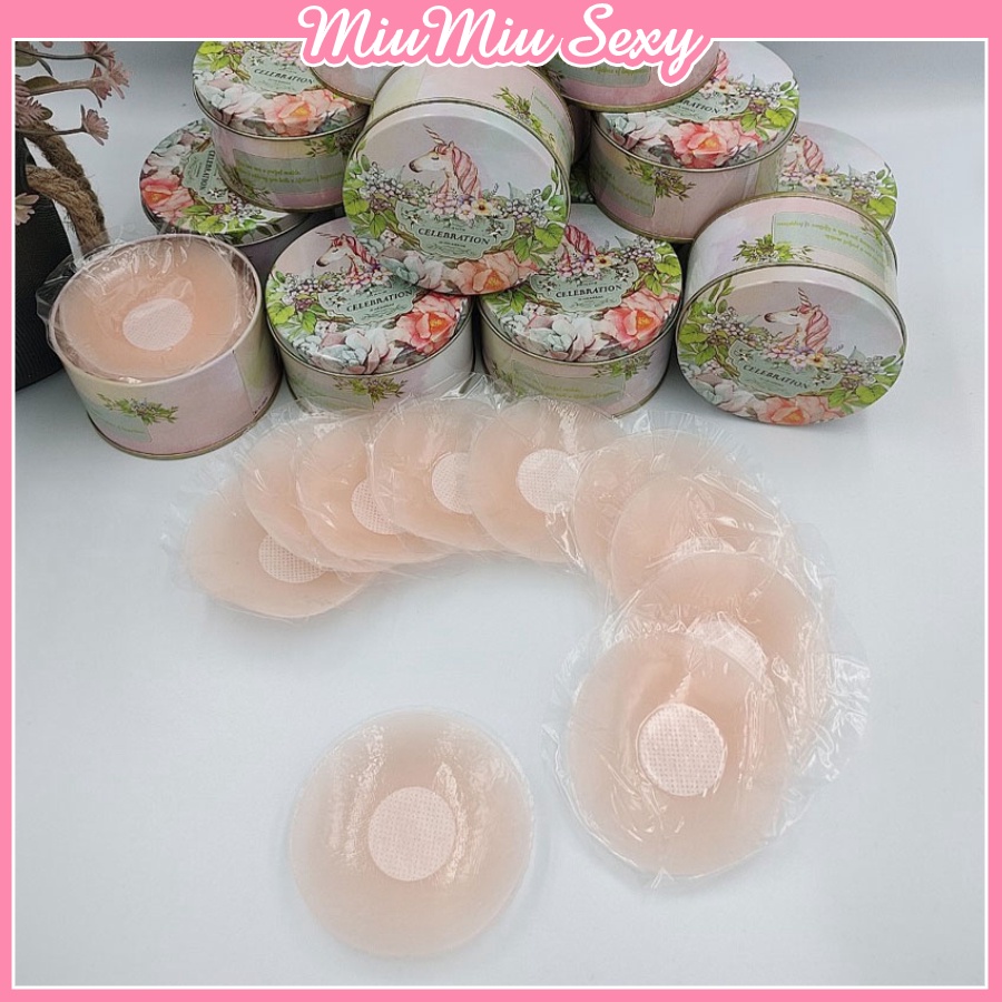 Hàng mới về - Hộp 5 đôi dán nhũ hoa hình tròn sang chảnh