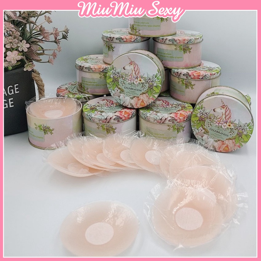 Hàng mới về - Hộp 5 đôi dán nhũ hoa hình tròn sang chảnh