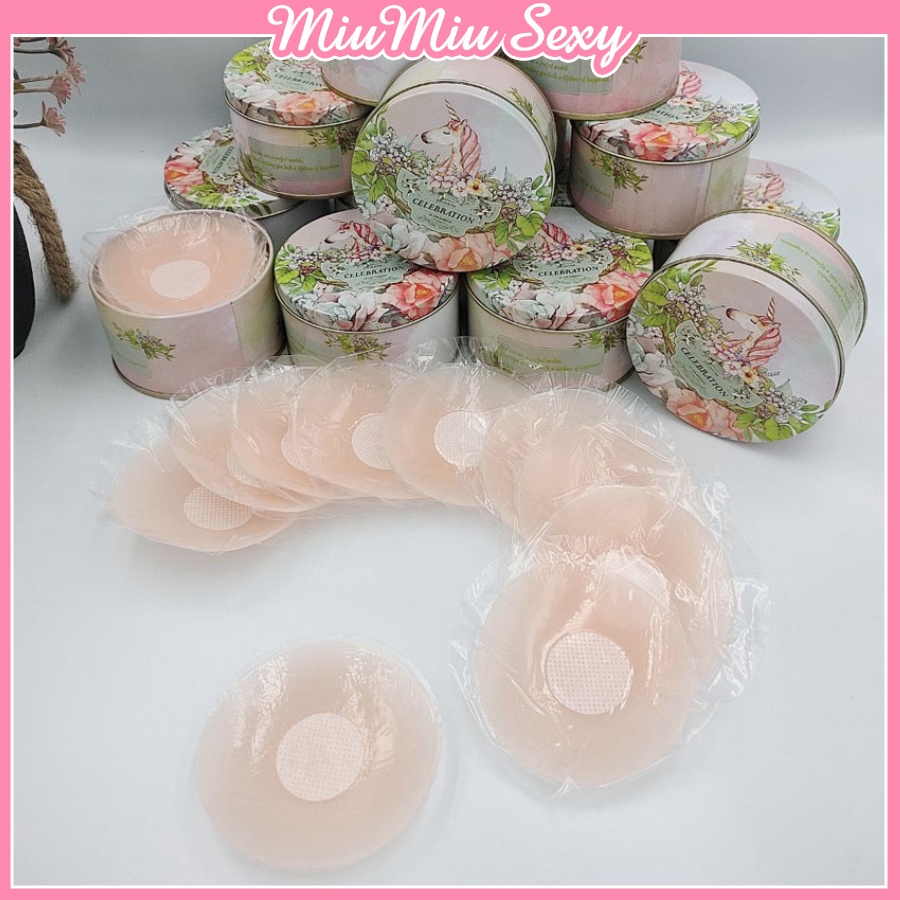 Hàng mới về - Hộp 5 đôi dán nhũ hoa hình tròn sang chảnh