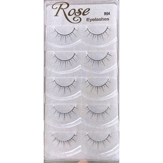 Lông Mi Giả Cao Cấp (5 Cặp Nhiều Mã) "Mi Giả Rose"
