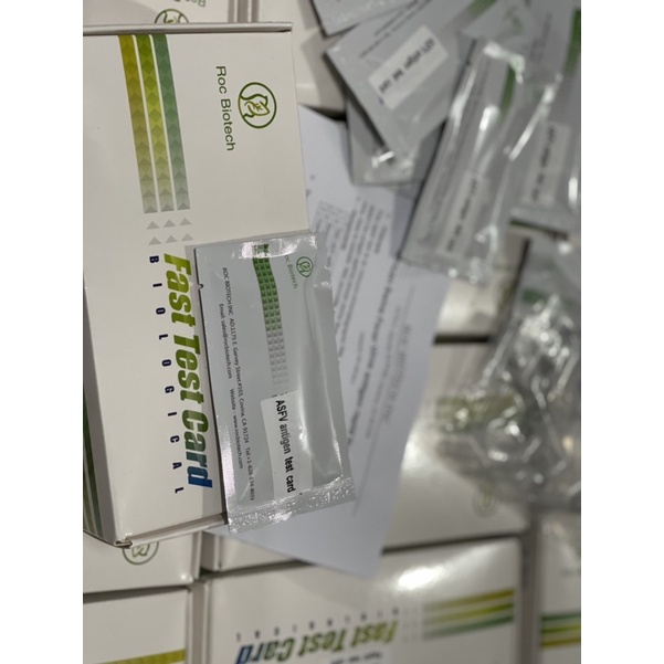 Que Thử Nhanh Dịch Tả  Heo,lợn Châu Phi (ASFV Ag Rapid Test Card) 🐖🐖🐖