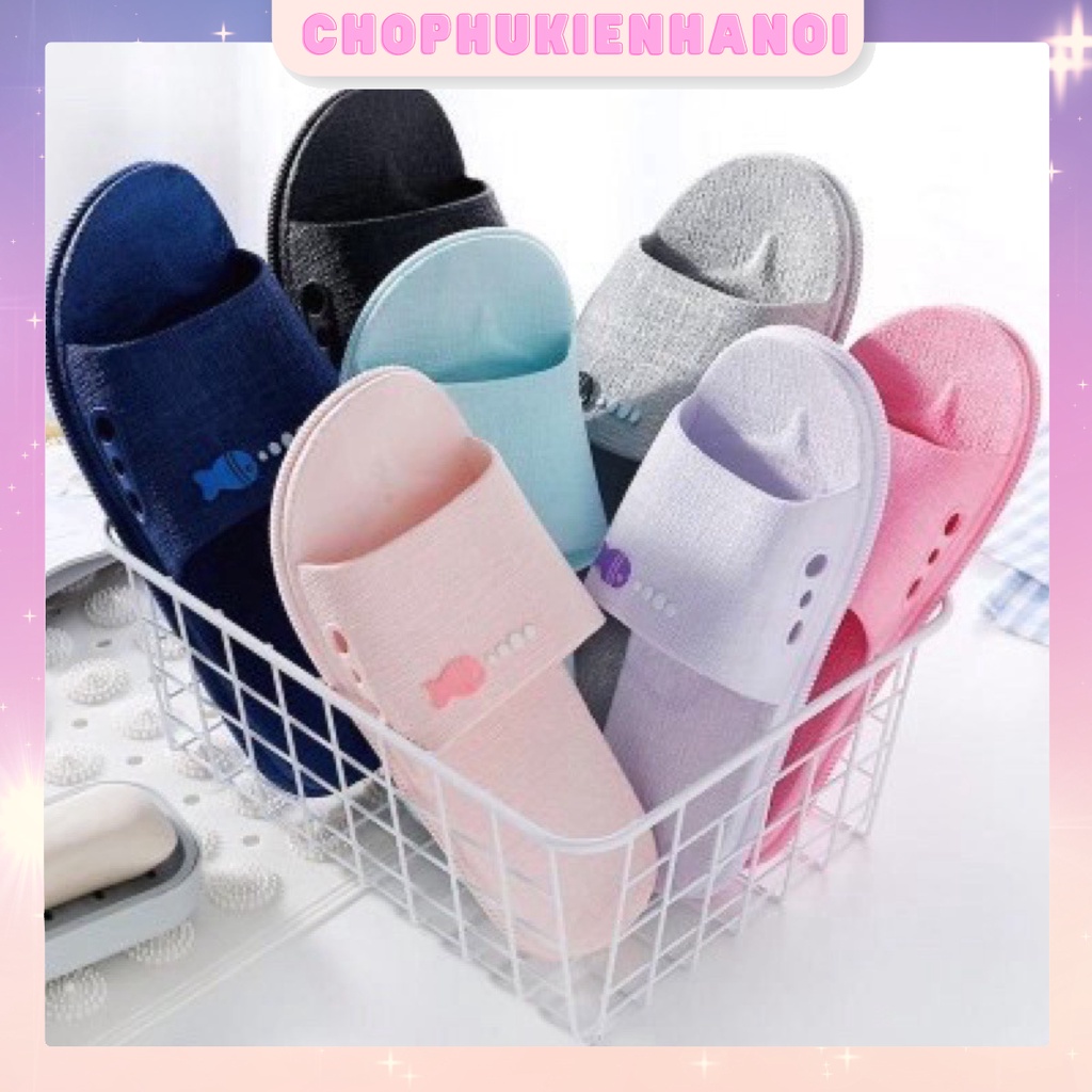 Dép Đi Trong Nhà, Văn Phòng, Nhà Tắm hình cá hàng xuất Nhật chống trơn trượt A100 Chợ Phụ Kiện Hà Nội