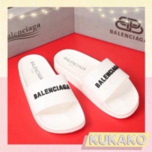 Dép in chữ 3LENCIAGA cho nam nữ, quai ngang  mẫu mới nhất, hàng cao cấp chống trơn trượt, hot trend 2023