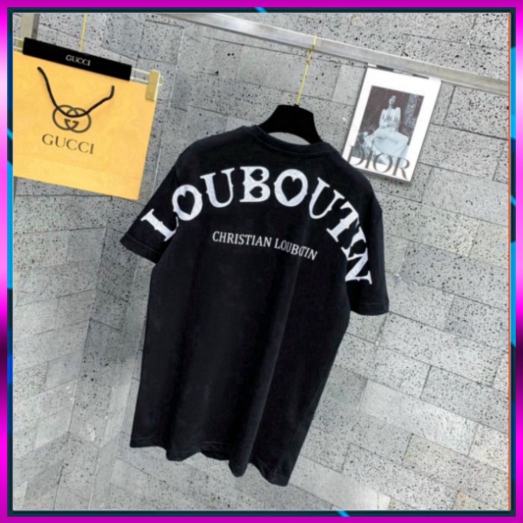 Áo Phông Louboutin Cho Nam Nữ Bản Cao Cấp Hoạ Tiết Chữ Loubotin - Áo Thun Hot Hit 2023 giá bèo * | BigBuy360 - bigbuy360.vn