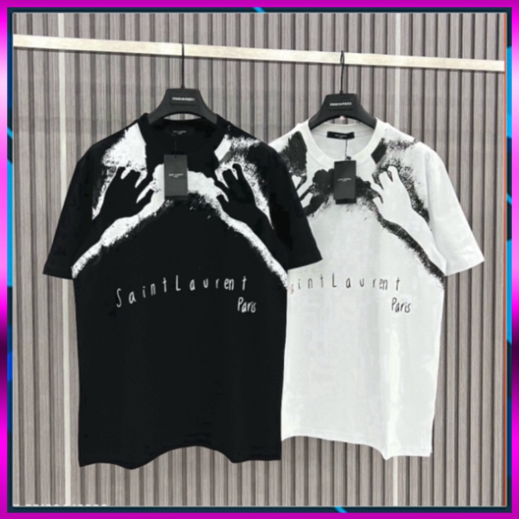 Áo Phông Tay Nam Nữ In Hình Đôi Bàn Tay Với Cổ Tròn - Áo Thun Nam Nữ Unisex Cao Cấp Chất Liệu Dày Dặn giá bèo *