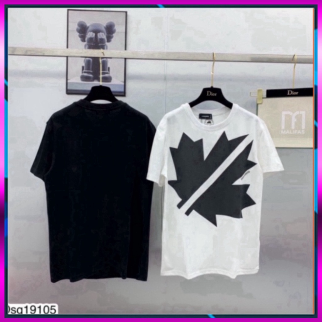 Áo phông nam nữ Premium Cotton in hình logo lá chữ D.SQ2 vải dày dặn co giãn 4 chiều cao cấp 2023 giá bèo * | BigBuy360 - bigbuy360.vn