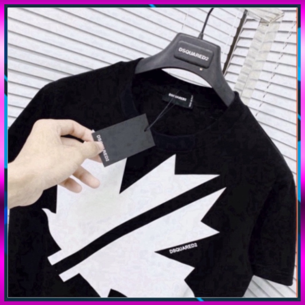 Áo phông nam nữ Premium Cotton in hình logo lá chữ D.SQ2 vải dày dặn co giãn 4 chiều cao cấp 2023 giá bèo * | BigBuy360 - bigbuy360.vn