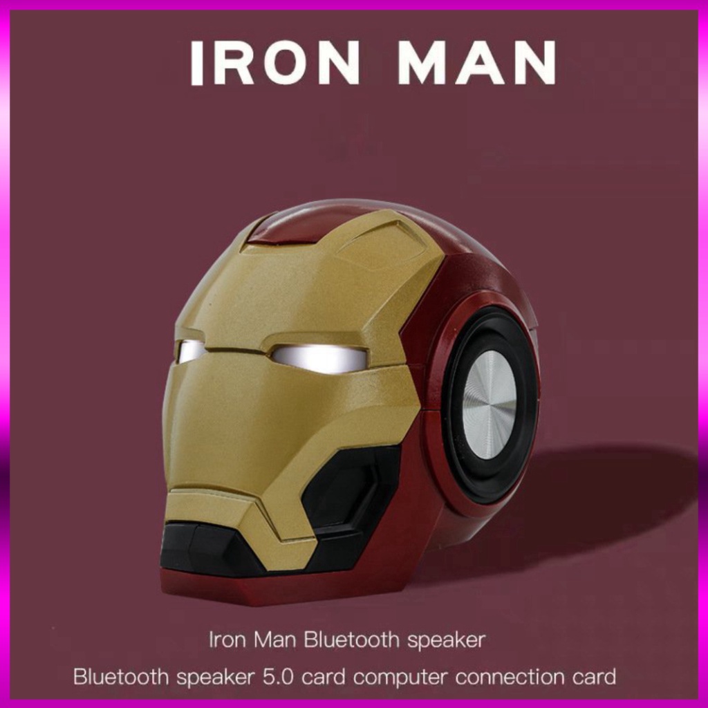 Loa Bluetooth Siêu Anh Hùng iRoman, Siêu Nhân Kiểu Dáng Độc Lạ, Hỗ Trợ USB, Thẻ Nhớ, Jack 3.5 Kết Nối Với PC, Laptop MDs
