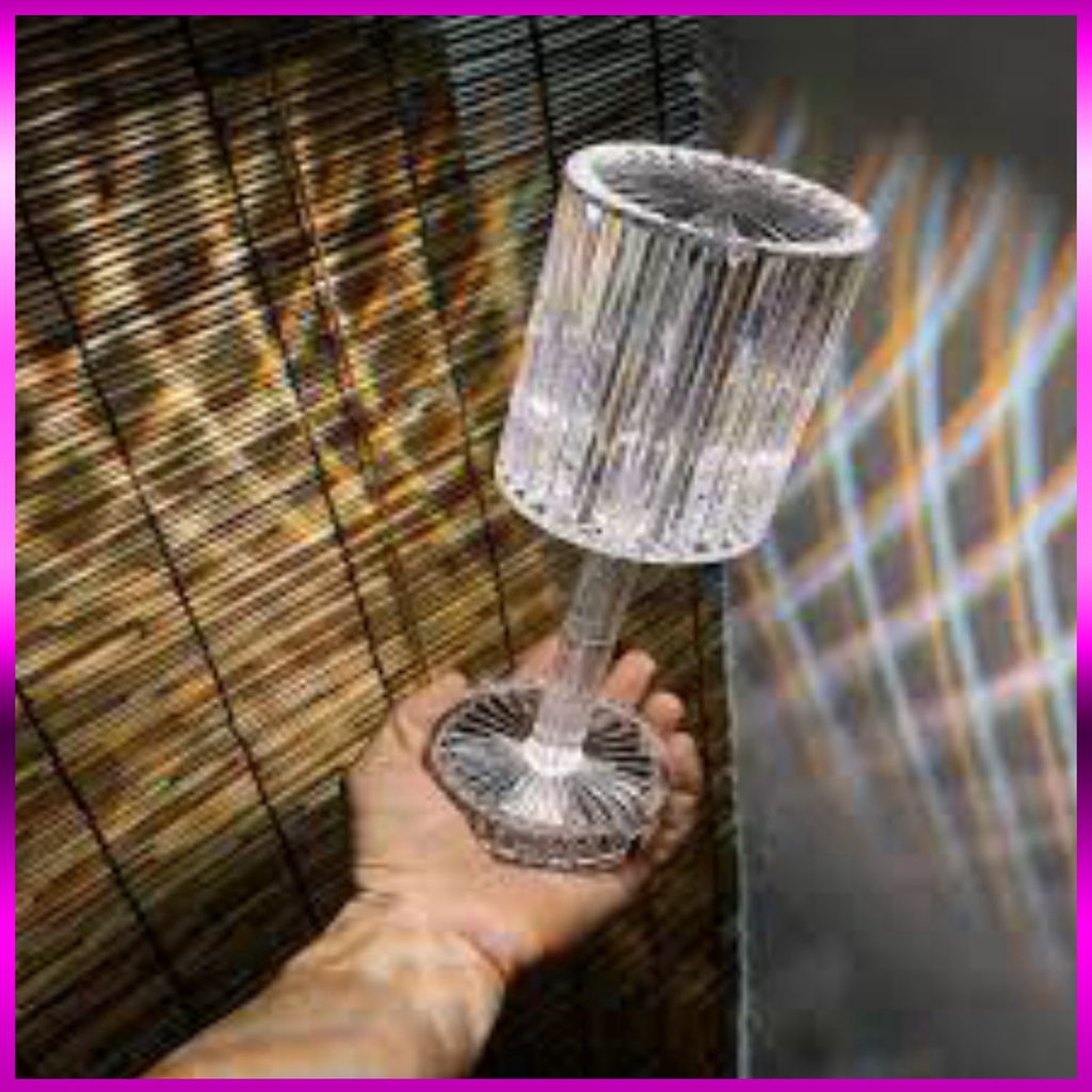 Đèn màu pha lê cảm ứng, đèn ngủ kim cương LED, đèn ngủ acrylic trang trí nhà đèn ngủ pale 16 mầu MDst | BigBuy360 - bigbuy360.vn