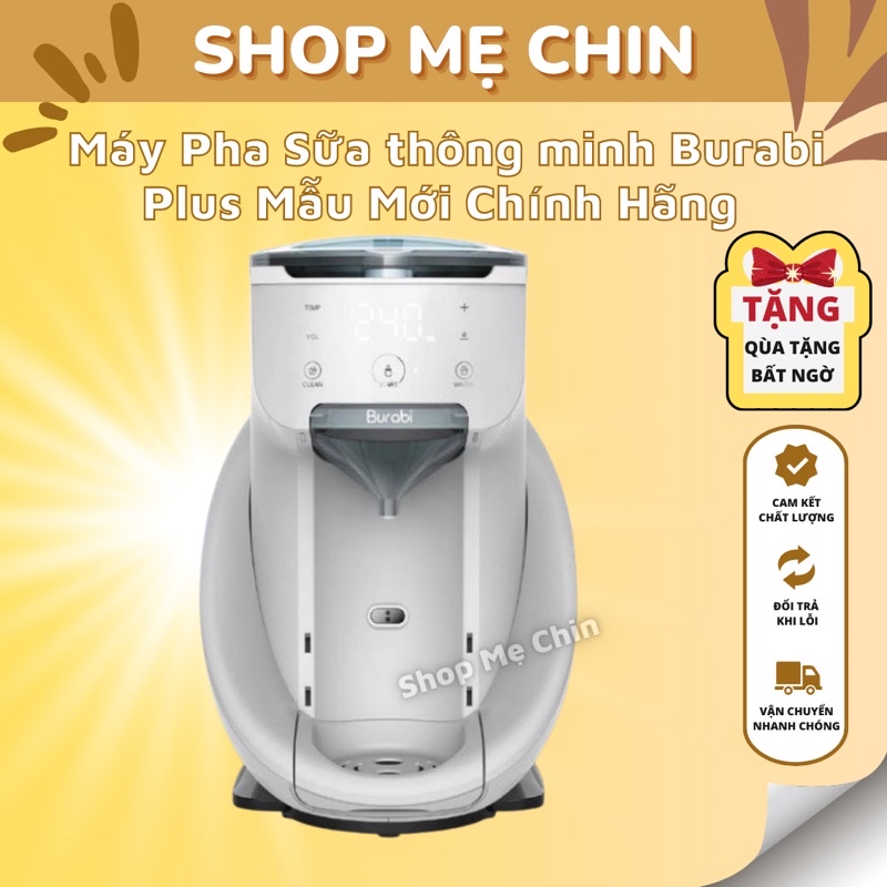 [CHÍNH HÃNG] Máy pha sữa Burabi Plus+ new [BH 12 tháng CHÍNH HÃNG]