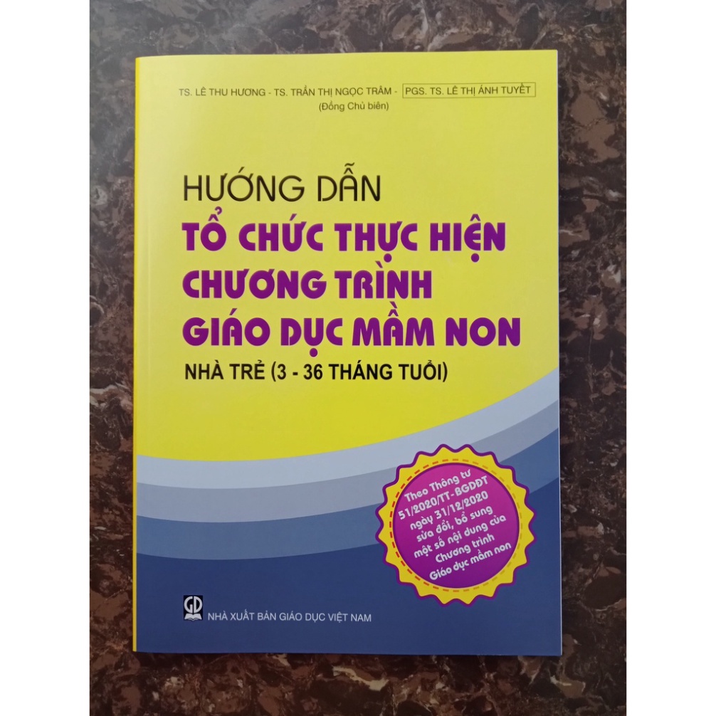 Sách - Hướng dẫn tổ chức thực hiện chương trình giáo dục mầm non nhà trẻ