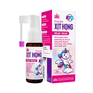 Xịt Họng Nhất Nhất giúp giảm ho, giám ngứa rát họng Hàng chính hãng