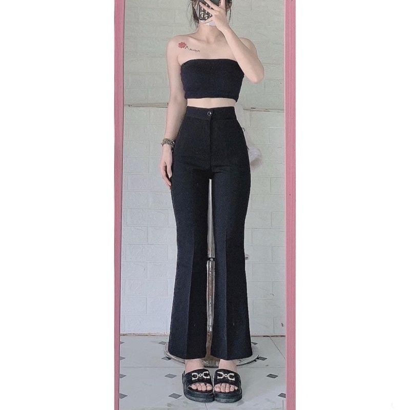 Quần tây loe vải tuyết mưa quần dài 95cm size S M L  115k bán quanh năm