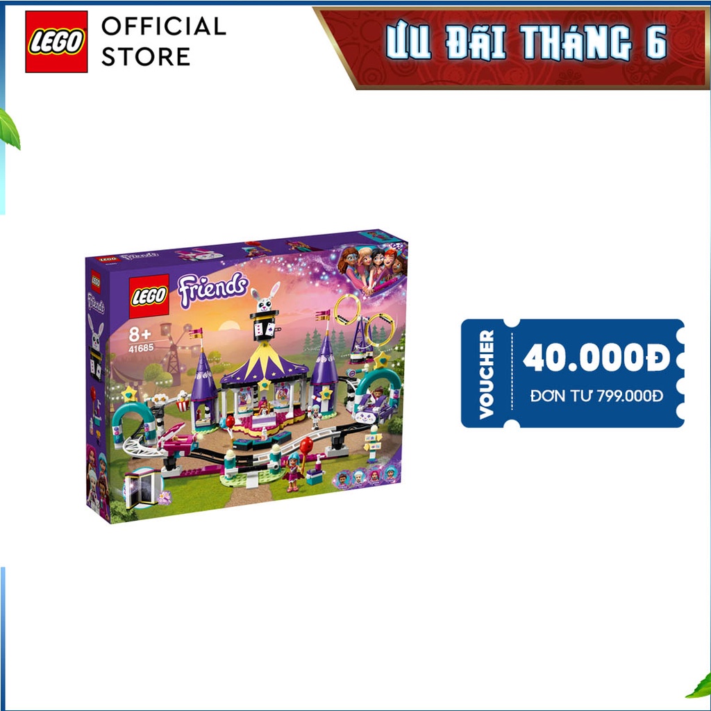 LEGO Friends 41685 Tàu lượn biết bay (974 chi tiết) Đồ chơi giáo dục lắp ráp cho bé gái
