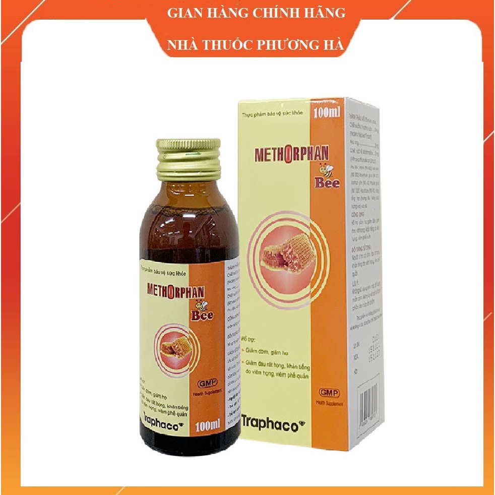 Siro ho Methophan chai 100ml. Giảm ho, rát họng, khản tiếng, long đờm  shopnguyenanh88