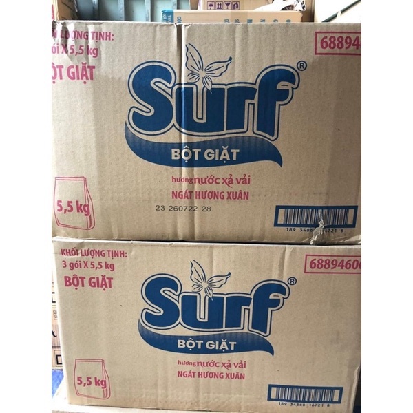 SALE BỘT GIẶT SURF 5,5kg hương comfort siêu siêu thơm lun .