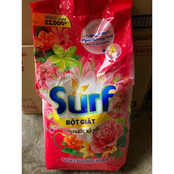 SALE BỘT GIẶT SURF 5,5kg hương comfort siêu siêu thơm lun .