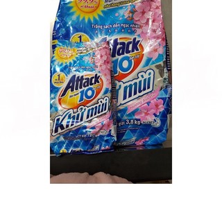 Sale rẻ Bột giặt Attack khử mùi 3.8kg tặng kèm bột giặt 720g