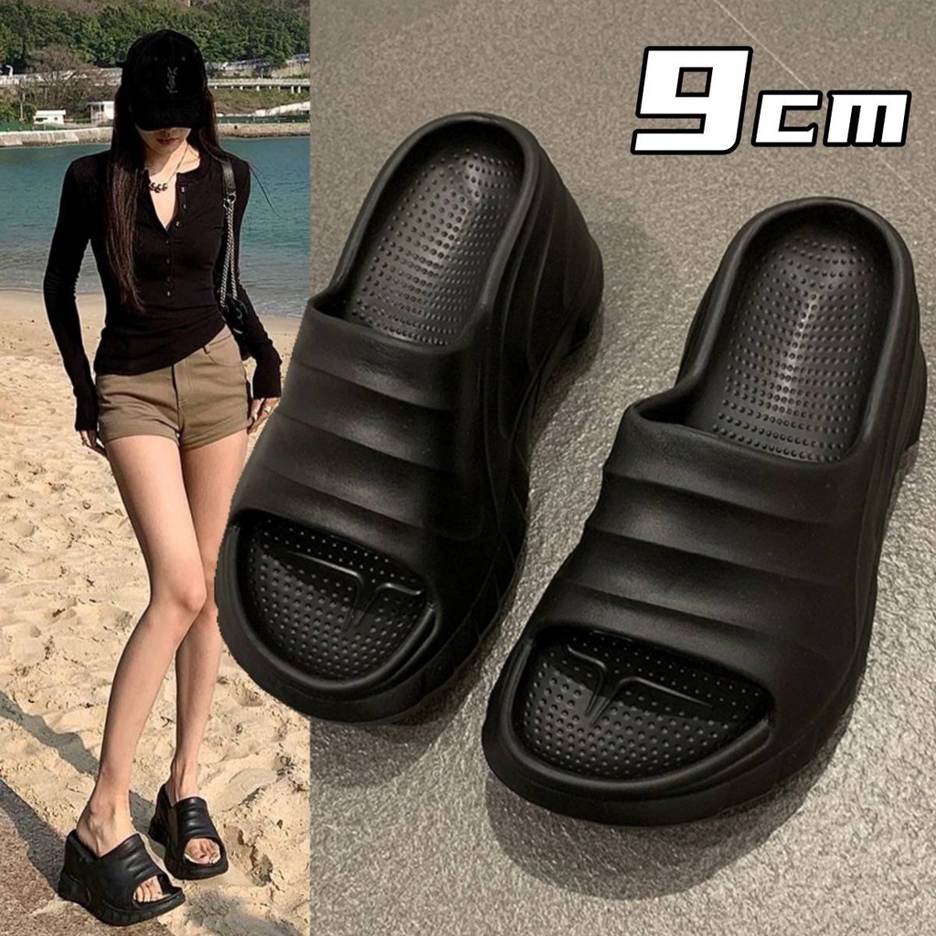 Dép lê đế dày 2023 dép lê siêu cao 8cm mẫu mới