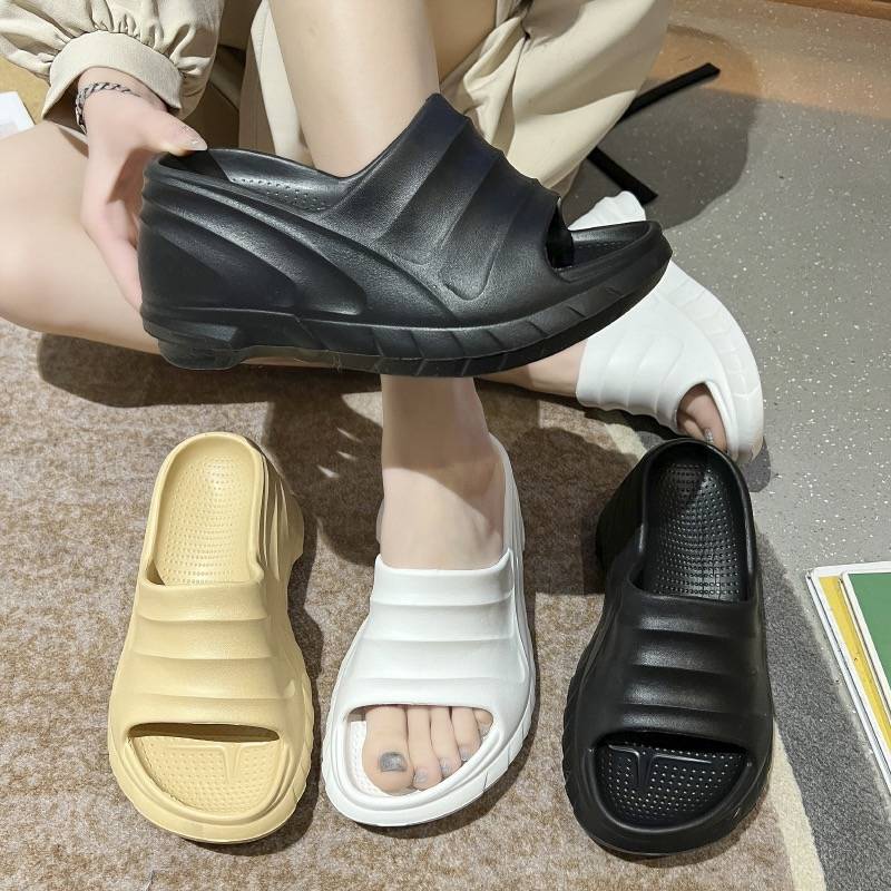 Dép lê đế dày 2023 dép lê siêu cao 8cm mẫu mới
