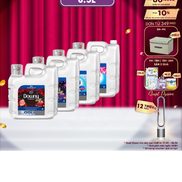 SỈ RẺ Nước Xả Vải Downy Nhiều Mùi Hương can 8.5L