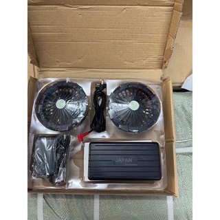 Bộ pin áo điều hoà japan 36000, quạt 12v