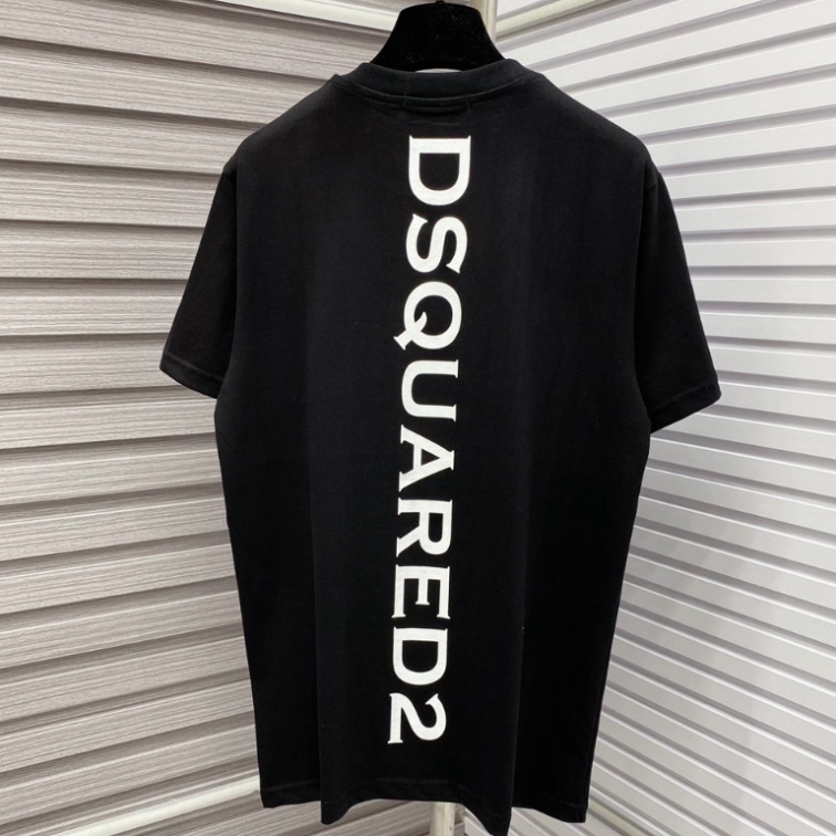 Áo phông Icon_Dsq2 Phiên bản Họa tiết dọc sau áo Neww 2023 hàng Siêu cấp. Áo Thun Icon Chữ Chạy Sau Lưng Siêu Hot 2023.