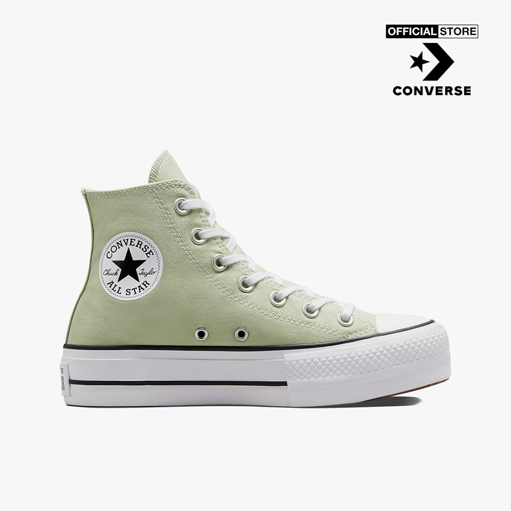 CONVERSE - Giày sneakers nữ cổ cao Chuck Taylor All Star Lift A03541C-SAG0_GREEN