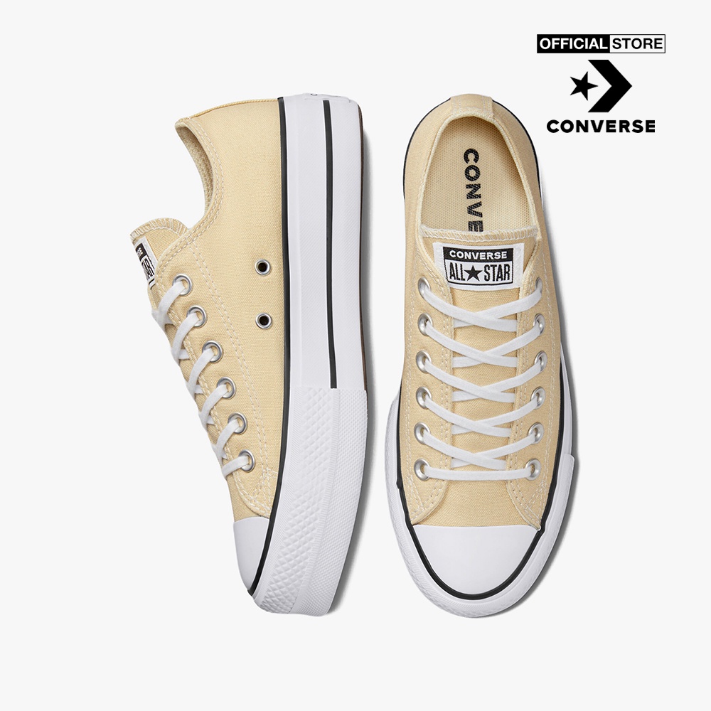 CONVERSE - Giày sneakers nữ cổ thấp Chuck Taylor All Star Lift A03542C-0CM0_YELLOW