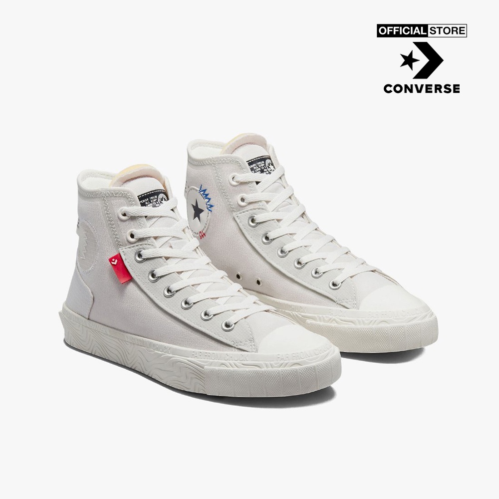CONVERSE - Giày sneakers unisex cổ cao Chuck Taylor All Star A06107C-GRE0_WHITE