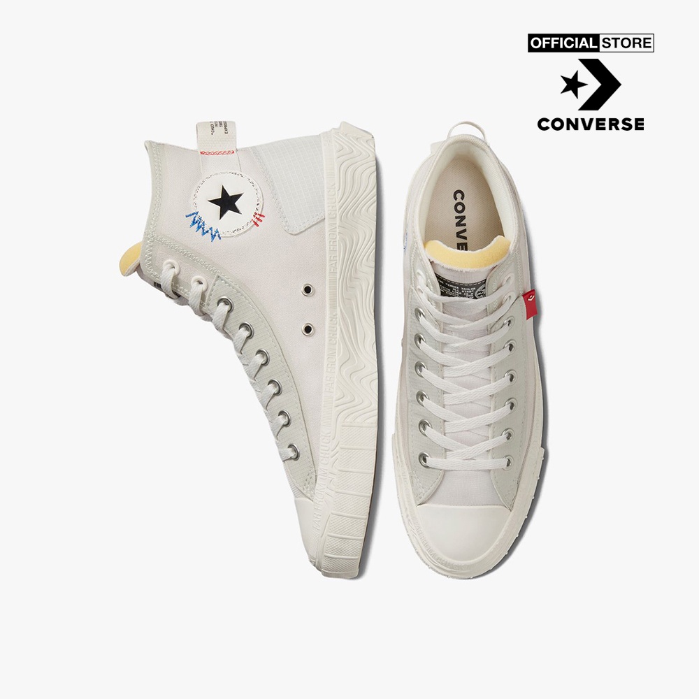 CONVERSE - Giày sneakers unisex cổ cao Chuck Taylor All Star A06107C-GRE0_WHITE