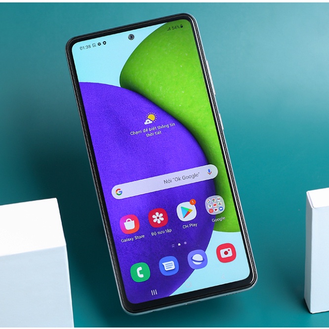 Điện thoại samsung A52 5G, nguyên seal, bh 12 tháng