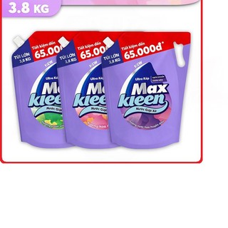 Sỉ túi nước giặt xả maxkleen 3.8kg