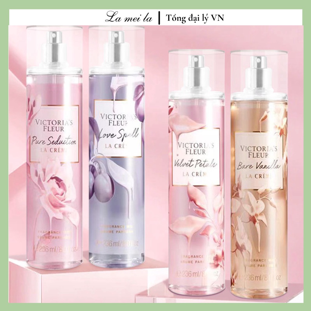 Xịt thơm body mist Victoria Secret toàn thân hương nước hoa 236ml 2360