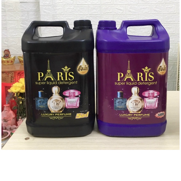 SỈ RẺ Nước Giặt Xả Paris 5 Lít 2 trong 1 Siêu Lưu Hương Thái Lan 5 L/CAM