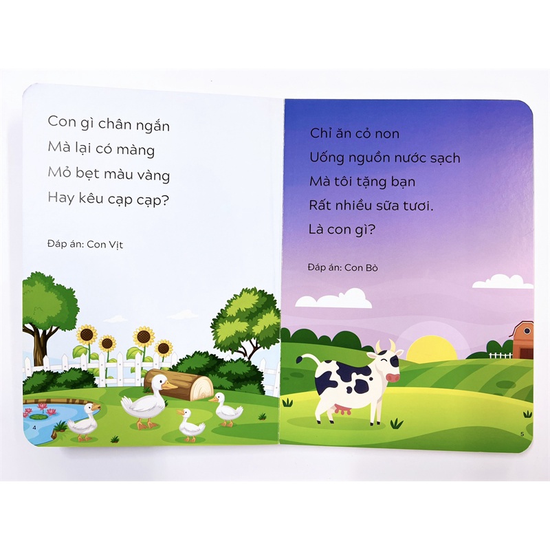 Sách - Câu đố Tư Duy Cho Trẻ Tập Nói, Tập đọc - Bìa cứng