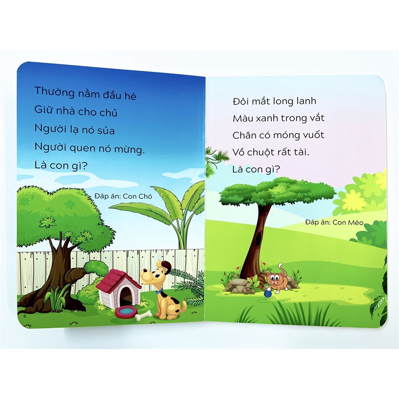 Sách - Câu đố Tư Duy Cho Trẻ Tập Nói, Tập đọc - Bìa cứng