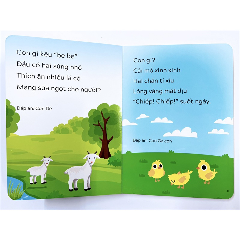 Sách - Câu đố Tư Duy Cho Trẻ Tập Nói, Tập đọc - Bìa cứng