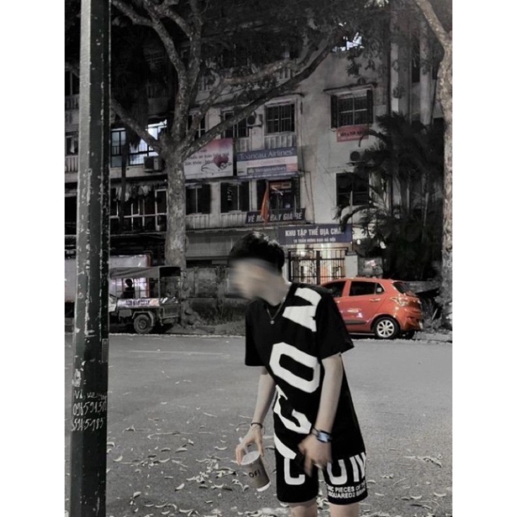 Áo Phông Nam Nữ In Chữ ICON Chéo Trước Ngực. Áo Thun Unisex From Rộng Siêu Hot 2023 | BigBuy360 - bigbuy360.vn