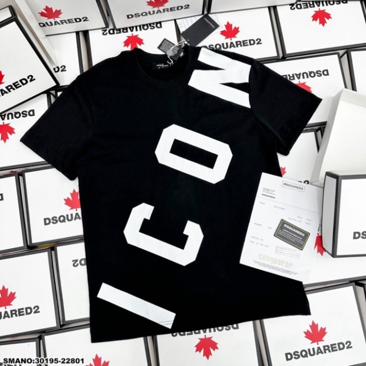 Áo Phông Nam Nữ In Chữ ICON Chéo Trước Ngực. Áo Thun Unisex From Rộng Siêu Hot 2023 | BigBuy360 - bigbuy360.vn