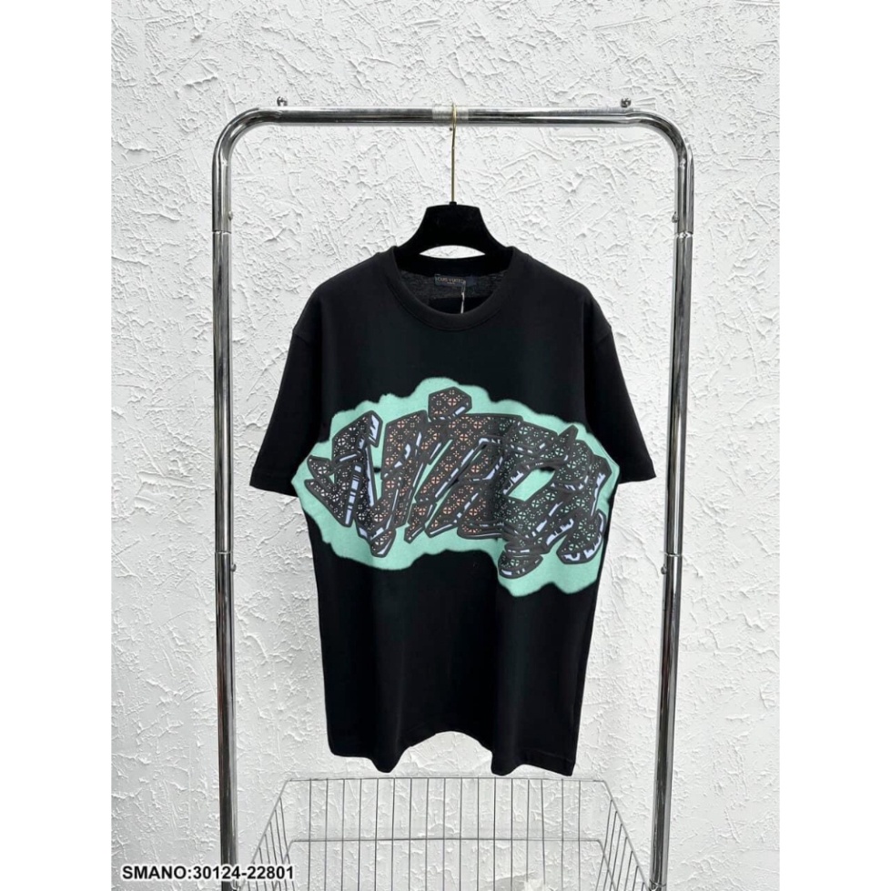 Áo Phông Nam Nữ In Chữ Eo Vì Vân Hoa Xanh Trước Ngực. Áo Cộc Tay Siêu Cấp Chất Liệu Cotton Thấm Hút Mô Hôi 2023 | BigBuy360 - bigbuy360.vn