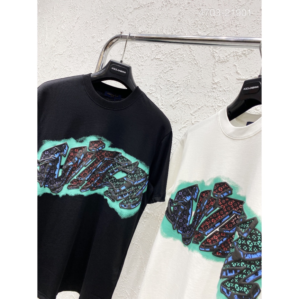 Áo Phông Nam Nữ In Chữ Eo Vì Vân Hoa Xanh Trước Ngực. Áo Cộc Tay Siêu Cấp Chất Liệu Cotton Thấm Hút Mô Hôi 2023 | BigBuy360 - bigbuy360.vn