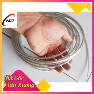 10 mét cáp bọc nhựa 6mm.chịu lực tốt,chống rỉ sét...cáp xích miền bắc
